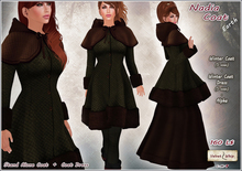 [V/W] Nadia Earth - Vintage or Fantasy Coat, single & with underskirt