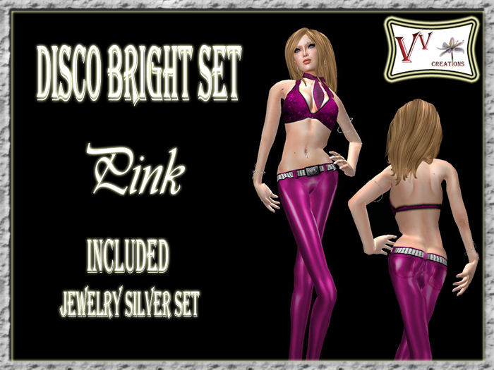 Disco bright green set