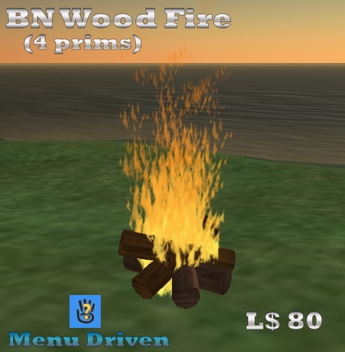 *** OUTLET *** DISCOUNT *** - BN Wood Fire v3.2 (4 prims)
