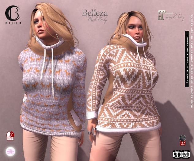 .Bijou ~ B SWEAT'R HOODIE