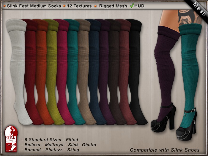 DN Mesh: Slink Socks Medium [DEMO]