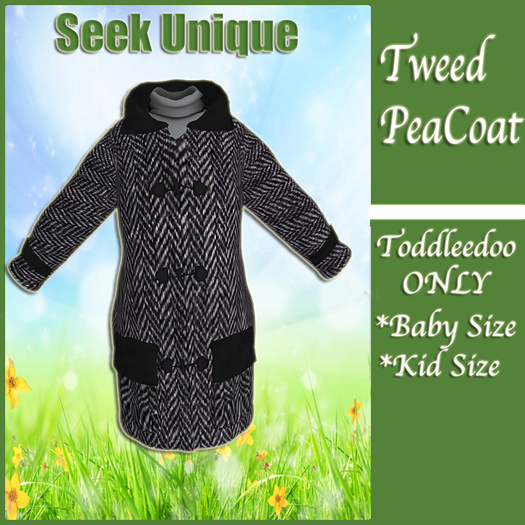 SU} TWEED PEACOAT