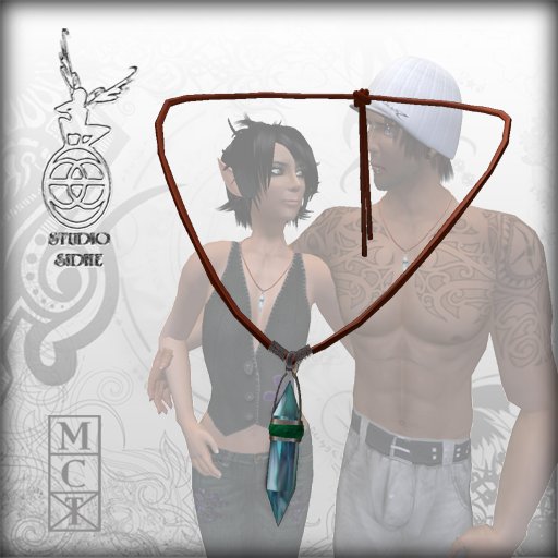 :+:SS:+: Quartz Crystal Pendant [Green Stone]