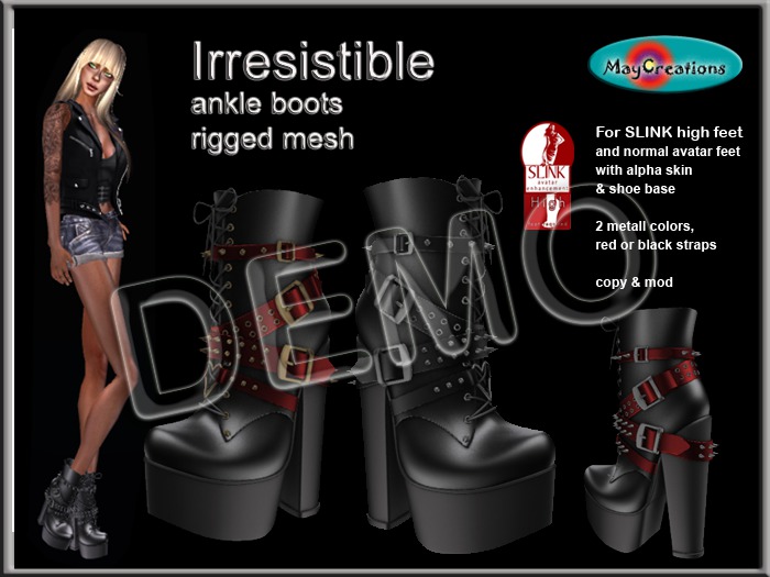 MayCreations Irresistible heels black DEMO
