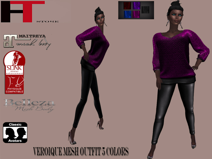 (H-T)  VERONIQUE OUTFIT  BAG