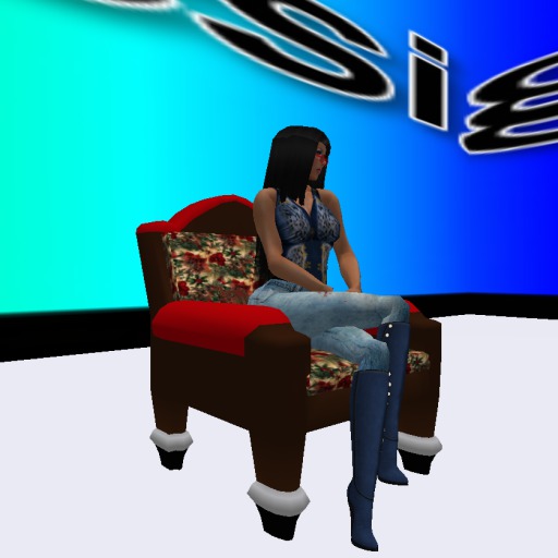 Christmas Chair w Poses