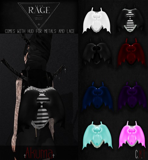 ::LustRage::Akuma Backpacks-Blue