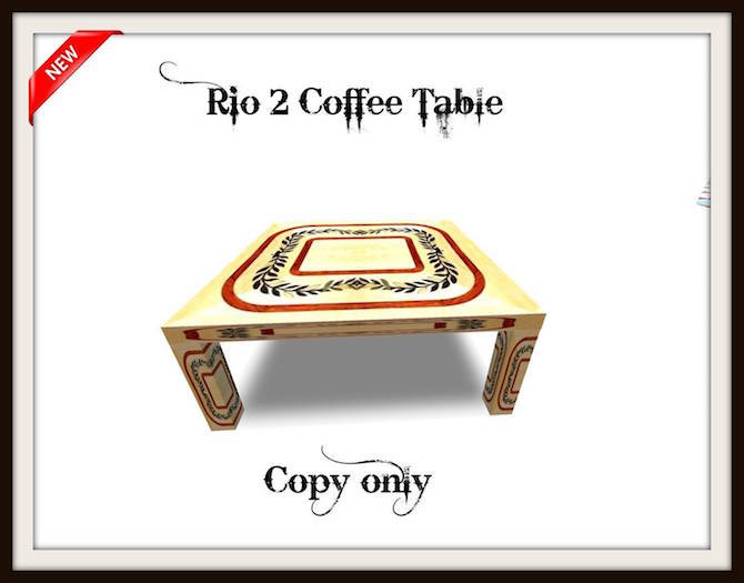 Rio 2 Coffee Table