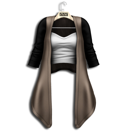 .:Vitrimi:. Drape Jacket Beige