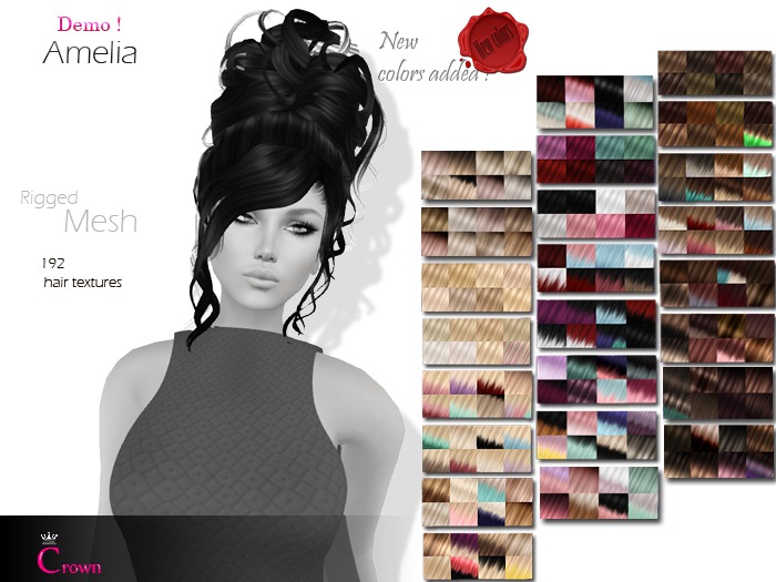 .::Crown::. Long Hair "Jasmin" DEMO V2.0