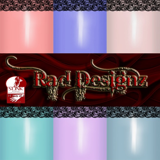 [:Rad Designz:] Slink White Lace Pastels Bagged