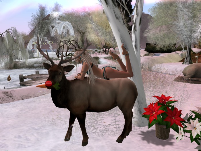 *Xtal* Pose With Rudolph!