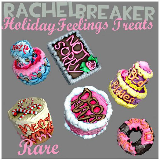 RACHELBREAKER holidayfeelingstreats MERRYXMAS cake package RARE