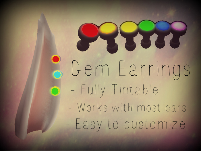 Gem Earrings