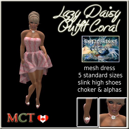 Lazy Daisy Coral Outfit