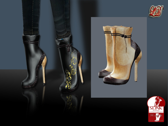 {LD}Shoes-Camel Slink High Feet