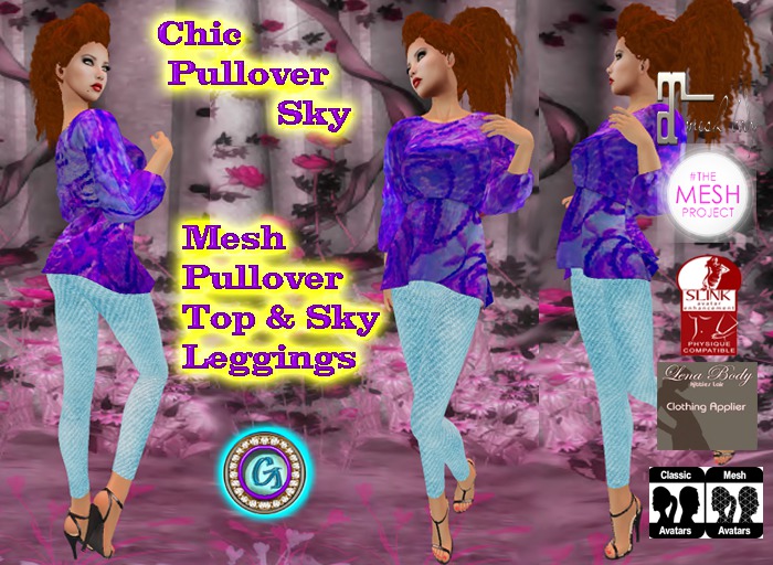 GLAMOROUS * Chic Pullover Sky