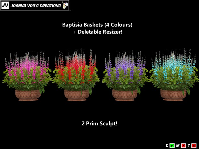 ::JV::Baptisia Baskets (4 Colours)