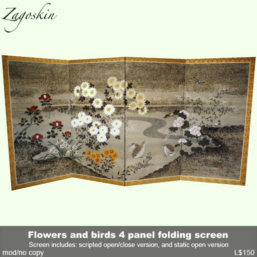 Screen 6: Flowers and Birds