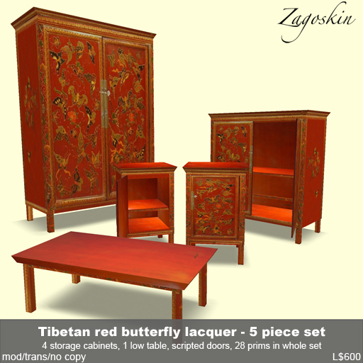 Wardrobe 10: Tibetan red set