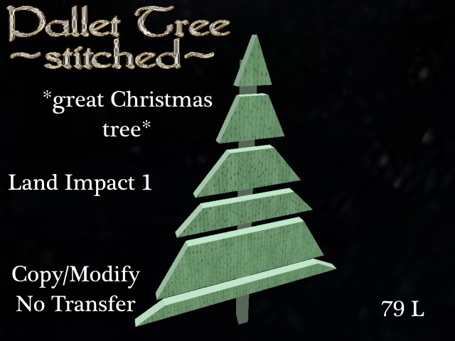 Pallet Tree -- Stitched