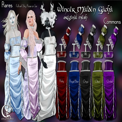 *LE* Winter maiden Olive sleeves