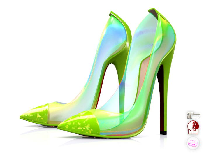 Garbaggio // Vow Pumps - Lime