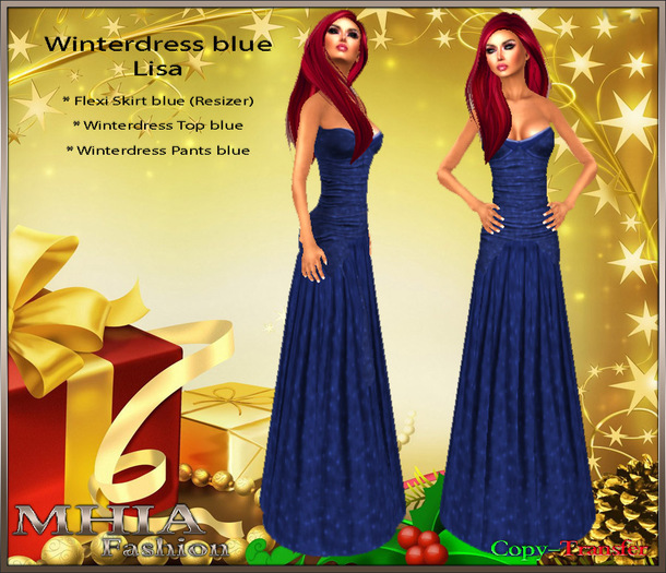 [MHIA] Lisa Winterdress blue
