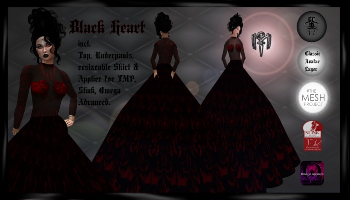 #CC#   Black Heart Outfit