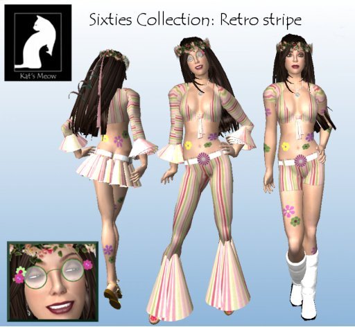 KM Sixties Retro Stripe