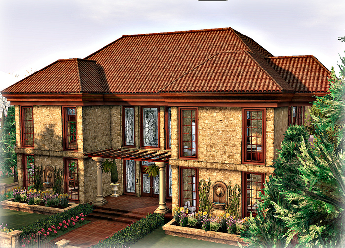 RIVER OAKS HOUSE BOXED