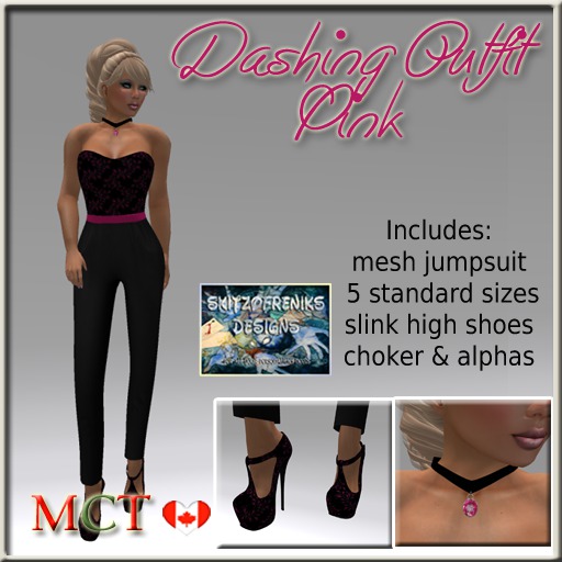 Dashing Jumpsuit Pink *Mesh