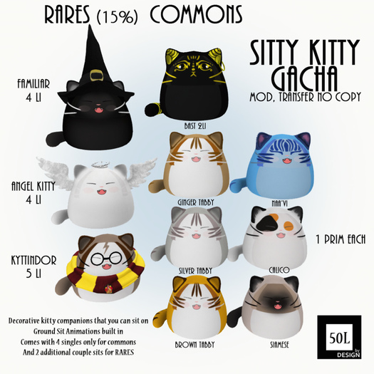 [byDesign] Sitty Kitty - Familiar RARE