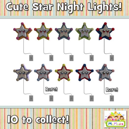 McKidz Christmas Star Night Light - RARE