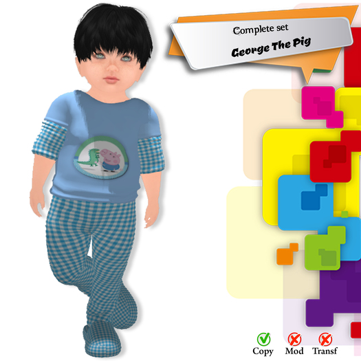 Bag #Little Store# George the Pig Tosipop Baby