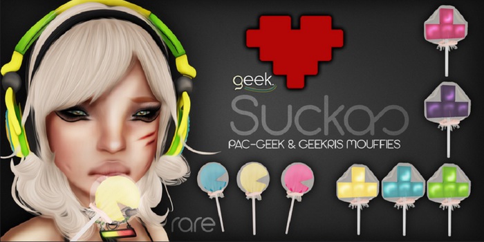 [geek.] PACGeek Sucka Mouffie - Rare Blue