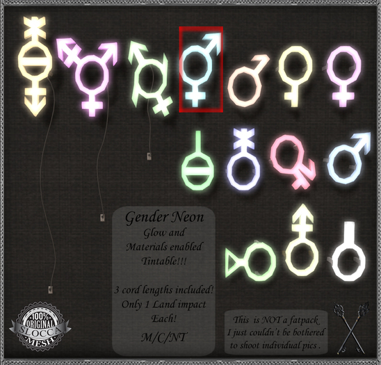 ~*S.E.*~ Gender Neon - Bigender