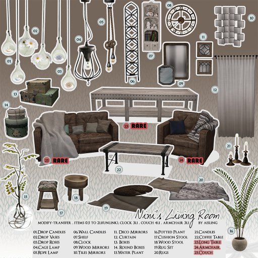 23.aisling. LONG TABLE - RARE