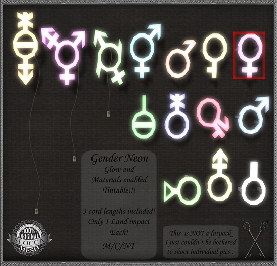 ~*S.E.*~ Gender Neon - Female