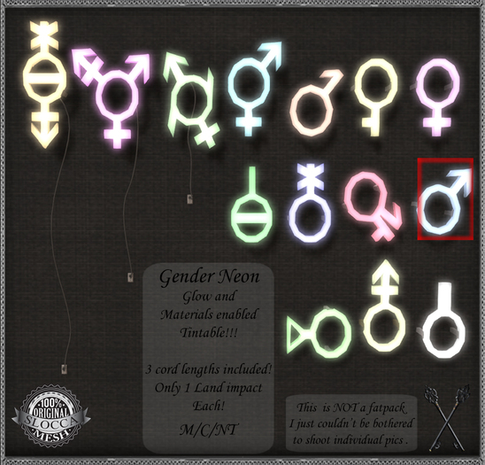 ~*S.E.*~ Gender Neon - Male
