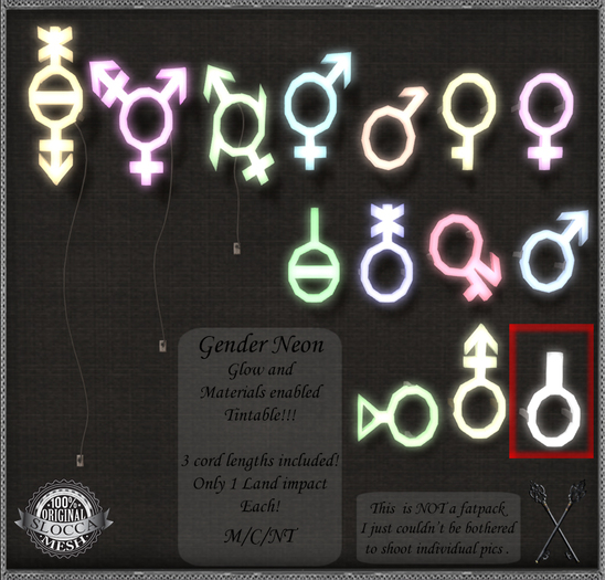 ~*S.E.*~ Gender Neon - Neutrois
