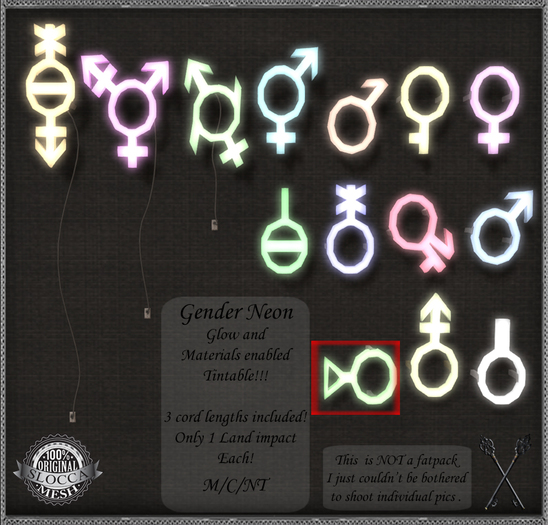 ~*S.E.*~ Gender Neon - Third Gender