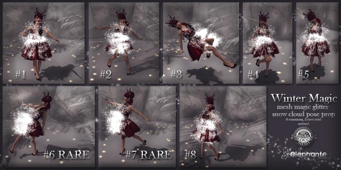 //elephante poses// Winter Magic #4