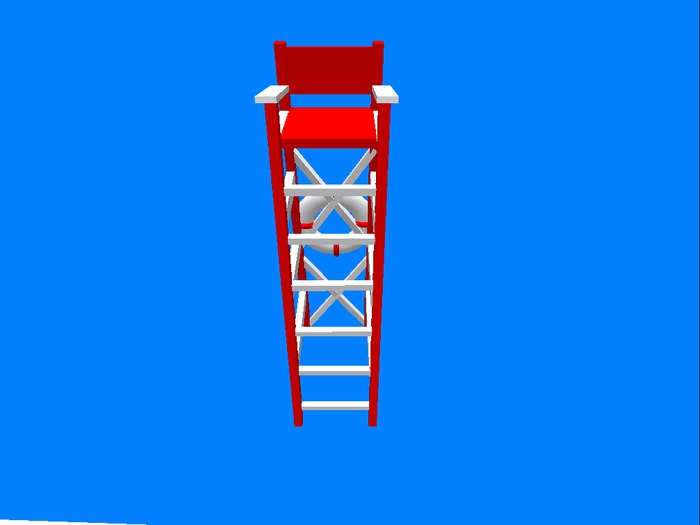 Life Guard Chair Full Perms  1Li MESH!
