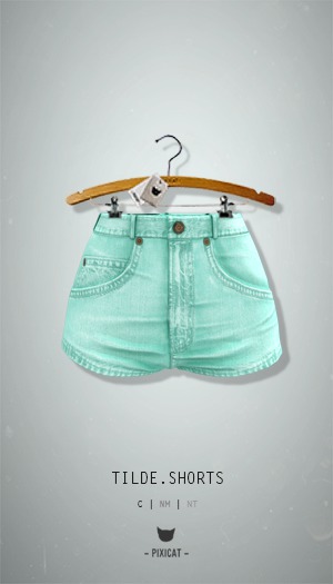 -Pixicat- Tilde Shorts Highwaisted (Mint)