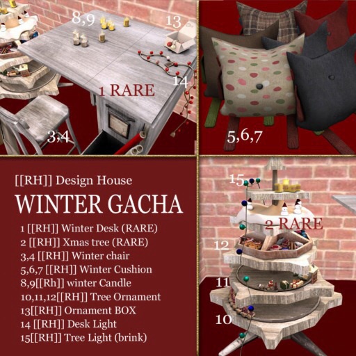 1 [[RH]] Winter Gacha Table [RARE]