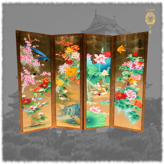 TC -Chinese Floral Screen