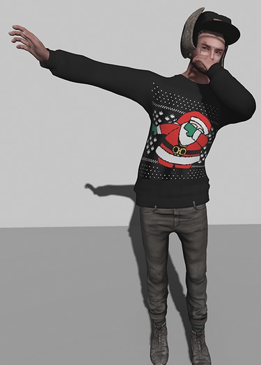 Santa Dab Pose