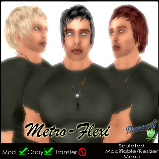 *~*Damselfly*~*Metro Shaded Tips*Mens*