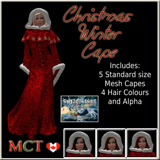 Christmas Winter Cape